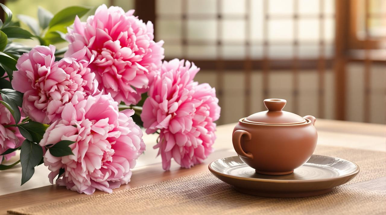 西瓜视频 - 杜鹃花与茶道：花间一盏清茶